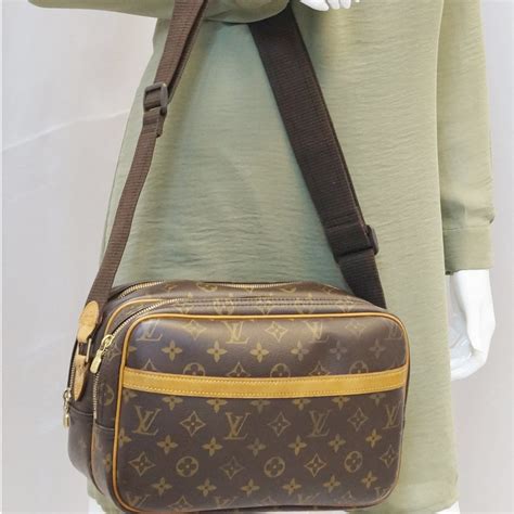 lv m45254|LOUIS VUITTON Monogram Reporter PM Shoulder Bag M45254 .